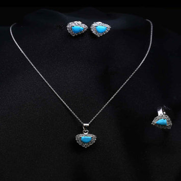 ensemble de collier en argent SP018