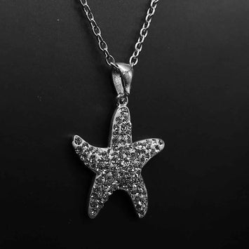 Pendentif étoile de mer en argent SP067