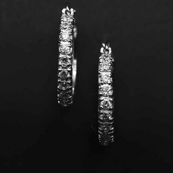 Boucles d'oreilles en argent SE060