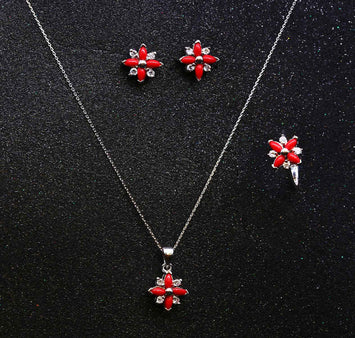 ensemble de collier en argent SP025