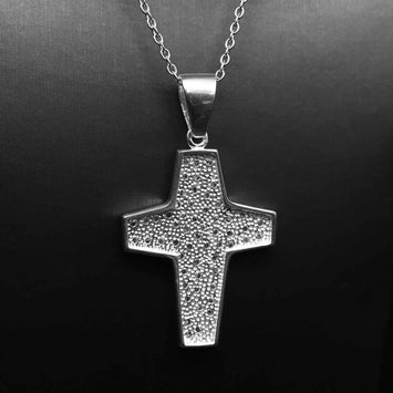 Pendentif croix en argent SP050