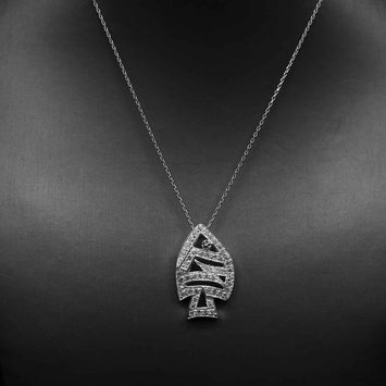 Pendentif poisson  en argent SP060