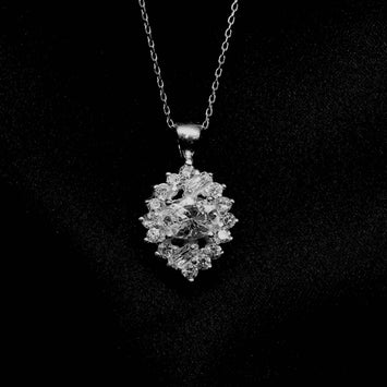 Pendentif larme en argent SP071