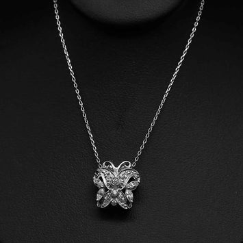Pendentif papillon en argent SP065