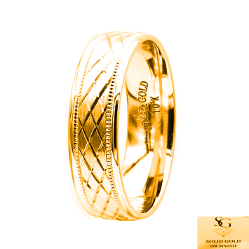 Milgrain Wedding Band RB3195