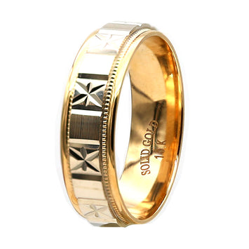 Milgrain Wedding Band RB3197L