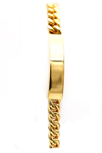 gourmete Bracelet for men Solid Gold