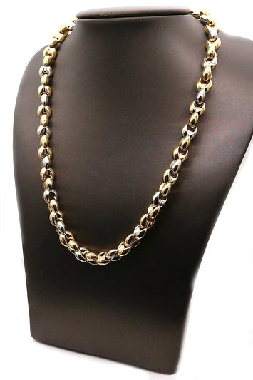 10k -Chaîne (Hollow Bullet)  en or GB017