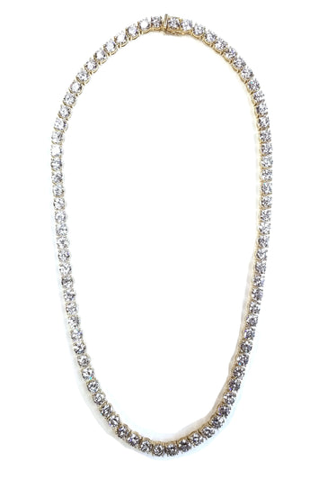 10mm-10k-Chaîne en or avec Zircon