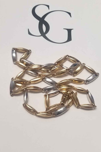 10k -Chaîne (Hollow Bullet)  en or GB025