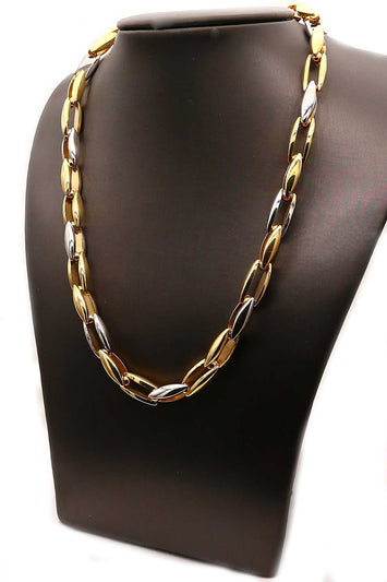 10k -Chaîne à maillons étirés en or GB021