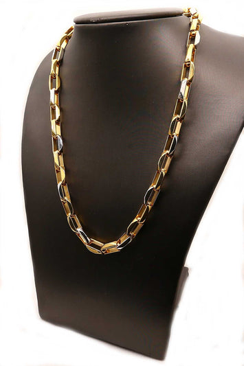 10k -Chaîne à maillons étirés en or GB018