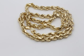 10K 7.mm Chaine en or Torsade (Robe Chaine) Diamond cut CR-020