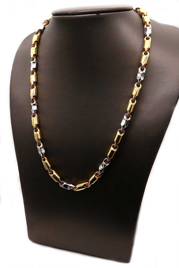 10k -Chaîne (Hollow Bullet)  en or GB020