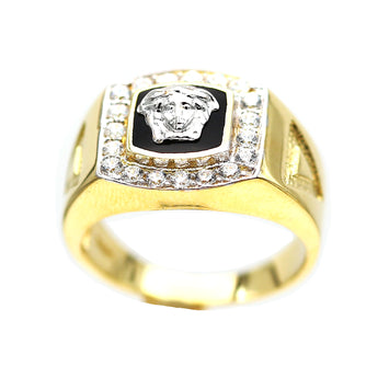 Bague en or 10 carats pour homme GRM130