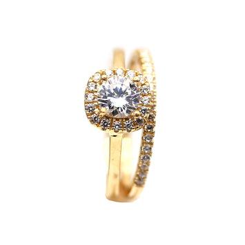 Bague en or 10 carats pour Femme GRW009