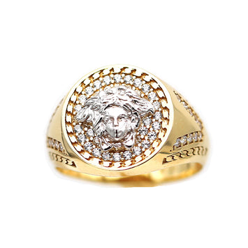 Bague en or 10 carats pour homme GRM105
