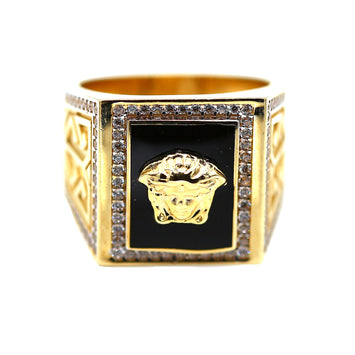 Bague en or 10 carats pour homme GRM016