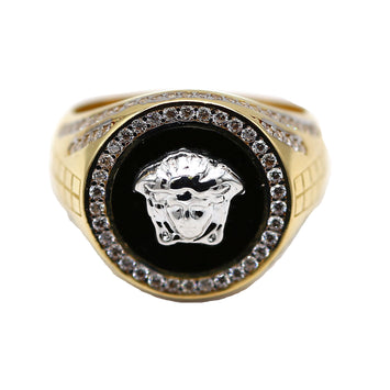 Bague en or 10 carats pour homme GRM018