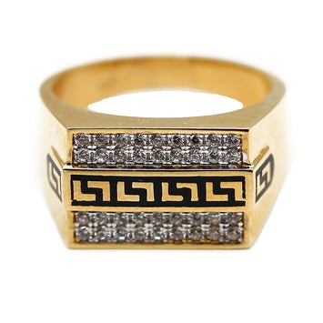 Bague en or 10 carats pour homme GRM032