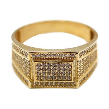 Bague en or 10 carats pour homme GRM033