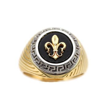 Bague en or 10 carats pour homme GRM070