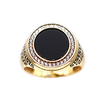 Bague en or 10 carats pour homme GRM115