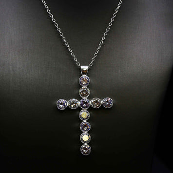 Pendentif croix en argent SP029