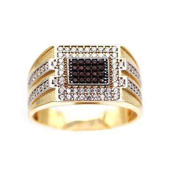 Bague en or 10 carats pour homme GRM117