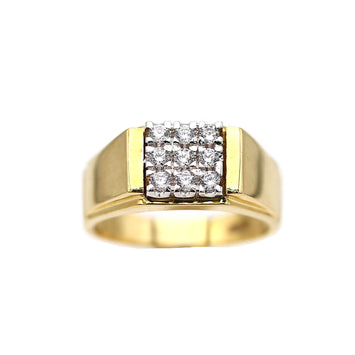 Bague en or 10 carats pour homme GRM078
