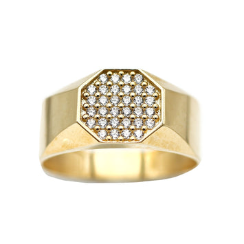 Bague en or 10 carats pour homme GRM054