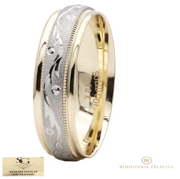 Milgrain Wedding Band RB3206L