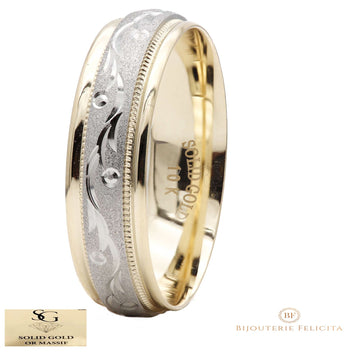 Milgrain Wedding Band RB3206