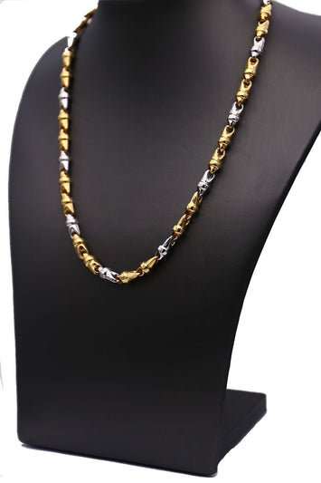 10 carats Chaîne en or (Hollow Bullet)