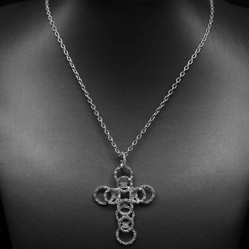 Pendentif croix en argent SP026