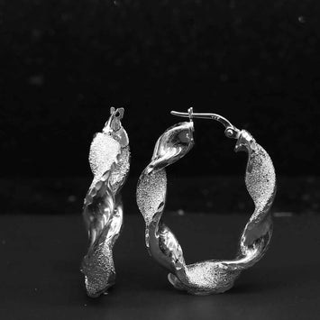 Boucles d'oreilles en argent  SE066