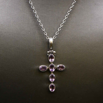 Pendentif croix en argent SP043