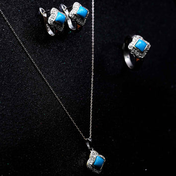 ensemble de collier en argent  SP020