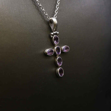 Pendentif croix en argent SP043