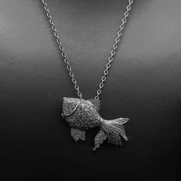 Pendentif poisson  en argent SP055