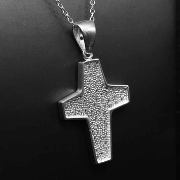 Pendentif croix en argent SP050