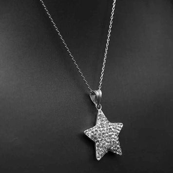 Pendentif étoile en argent SP063