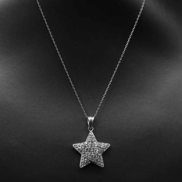 Pendentif étoile en argent SP063