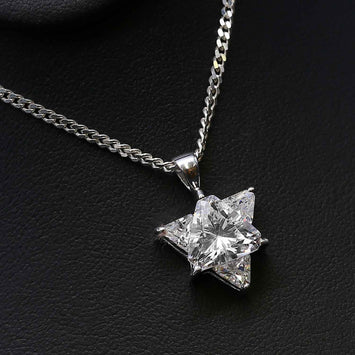 Pendentif étoile en argent SP048