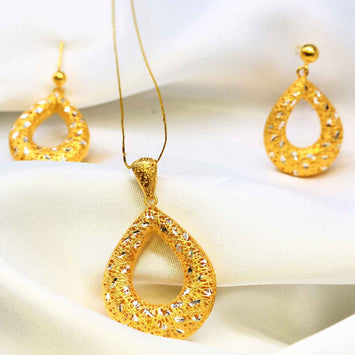 ensemble plaqué or en argent SP010