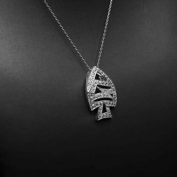 Pendentif poisson  en argent SP060