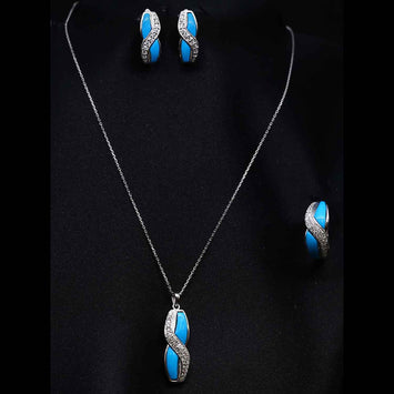 ensemble de collier en argent  SP022