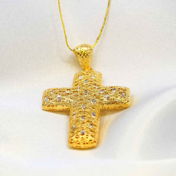 Pendentif croix en argent SP068