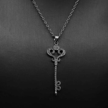 Pendentif clé en argent SP066