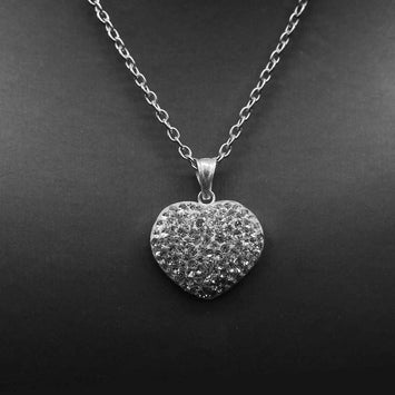 Pendentif coeur en argent SP058